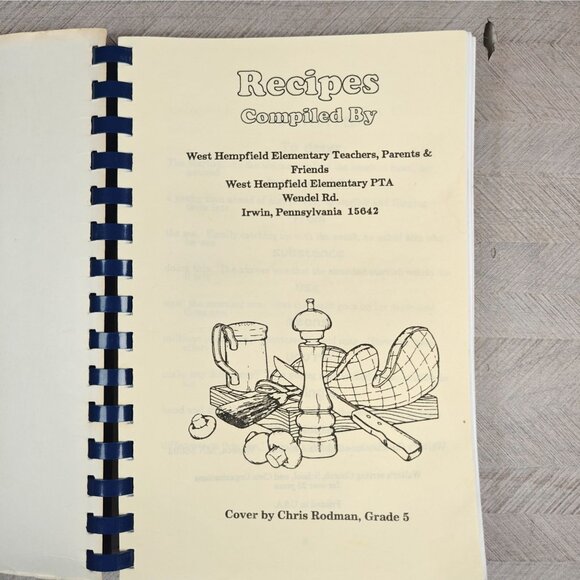 Vintage Ethnic Cookbook Western Pennsylvania Local Recipes Spiral Bound - Picture 2 of 9